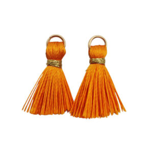 Tassel in Seta Arancione 25mm (NPST001-AC)