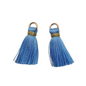 Tassel in Seta Azzurro 25mm (NPST001-AZ)