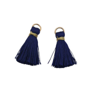 Tassel in Seta Blu Notte 25mm (NPST001-BN)