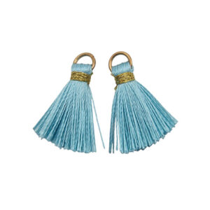 Tassel in Seta Celeste 25mm (NPST001-CL)
