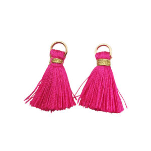 Tassel in Seta Fucsia 25mm (NPST001-FC)