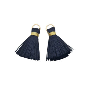 Tassel in Seta Nero 25mm (NPST001-NR)
