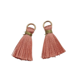 Tassel in Seta Salmone 25mm (NPST001-SL)