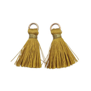 Tassel in Seta Senape 25mm (NPST001-SP)