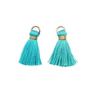 Tassel in Seta Verde Tiffany 25mm (NPST001-TY)