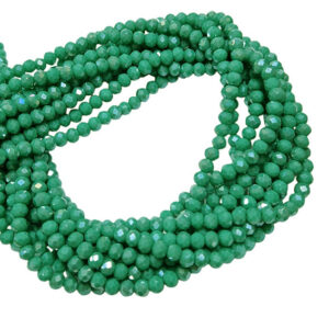 Cipollotti in Vetro Verde Tiffany AB 6x8mm (CPL039)