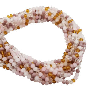 Cipollotti in vetro multi colori 3x4mm (cpl4c005-4)