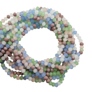 Cipollotti in vetro multi colori 3x4mm (cpl4c007-4)