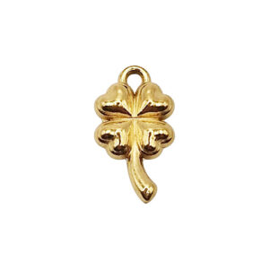 Ciondoli in Acciaio Quadrifoglio 9x15mm (CNAC094)
