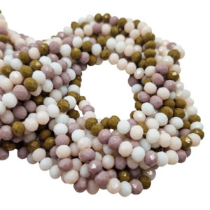 Cipollotti in vetro multi colori 4x6mm (cpl4c008-6)