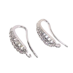 Monachelle in Ottone Con Zirconi su base Silver 5x18mm (MNBZ041-S)
