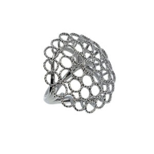 Base per Anello in Ottone Argento 30mm (ANOT035-S)