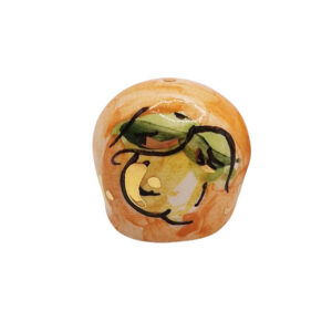 Ceramica di Caltagirone Campanelle Foglia D'Oro con Limoni 25x25mm (CTCN-101)
