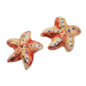 Ceramica di Caltagirone Stella Marina Colore Rosso 30mm (CTST20)