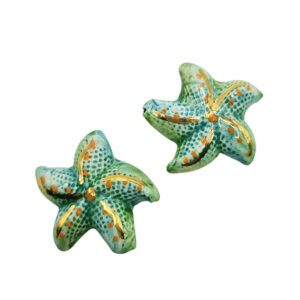 Ceramica di Caltagirone Stella Marina Colore Verde 30mm (CTST19)