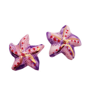 Ceramica di Caltagirone Stella Marina Colore Viola 30mm (CTST18)