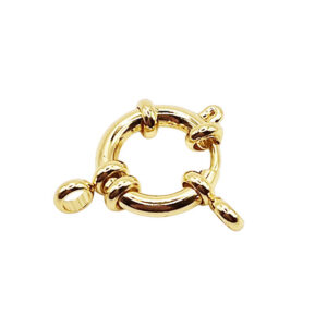 Chiusure Moschettoni in Acciaio Tonde modello Timone Oro 16mm (CHAC0147)