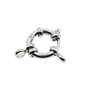 Chiusure Moschettoni in Acciaio Tonde modello Timone Silver 16mm (CHAC0149)