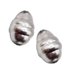 Gocce di Maiorca Argento Butterate  16x22mm (PTMR075-AR)