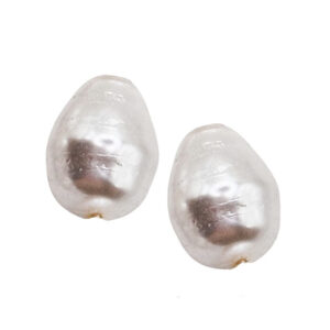Gocce di Maiorca Bianche Butterate 13x15mm (PTMR078)