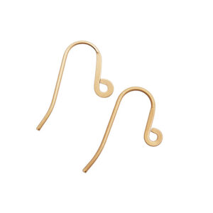 Monachelle in Acciaio Gancio Modello Piatto Oro 1x24mm (MCAC018-O)