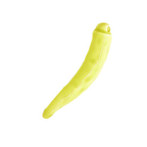 Cornetto in Ceramica Porta Fortuna Giallo Chiaro 6cm (CMRM094-GC)