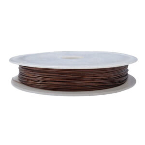 Cavetti in Acciaio Marrone rivestito in nylon 0.38mm (RCAC012-M)
