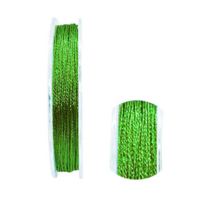 Rocchetti di Filo per Lavori all'Uncinetto 0,6mm Verde Peridot 45mt (Y-33)