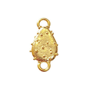 Distanziatori in Zama Foglia di Fico D'India 11x21mm (DSZM219-C1)