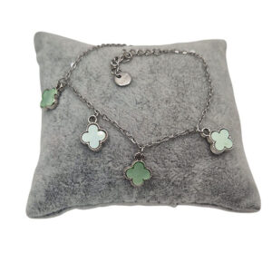 Bracciali in Acciaio Con Ciondoli a forma di Fiore Tiffany (BRAC037)