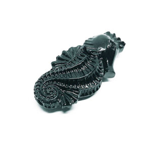 Componenti in Resina Ippocampo 18x45mm Nero (CMPRS015-NR)