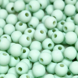 Perline in Resina Macarons 6mm Acqua Marina (PRRS004-AM)