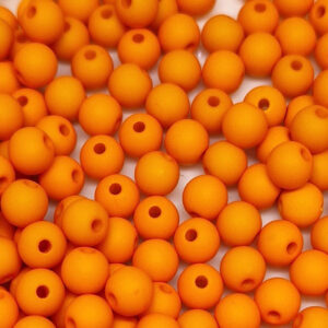 Perline in Resina Macarons 6mm Arancio (PRRS004-AR)