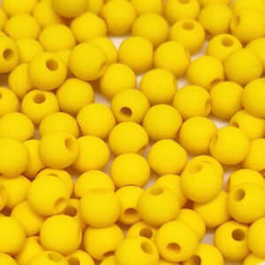 Perline in Resina Macarons 6mm Giallo (PRRS004-GL)