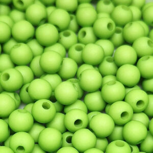 Perline in Resina Macarons 6mm Verde (PRRS004-VD)