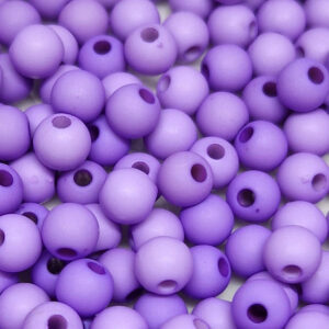 Perline in Resina Macarons 6mm Viola (PRRS004-VL)