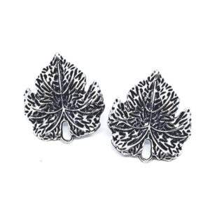 Perni in Zama Foglia d'Acero Silver 21x23mm (164-S)