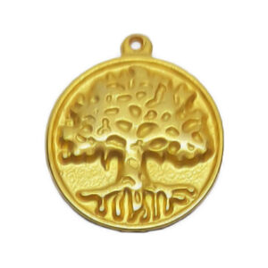 Ciondoli in Zama Raffigurante l'Albero della Vita Silver 23mm (CNZM003-O)
