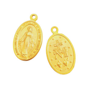 Ciondoliin Zama Crociera Vergine Maria 15x23mm Creazioni Rosario (CNZM139)