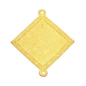 Distanziatori in Zama Base da decorare Modello Rombo 40x40mm (DSZM130-R)