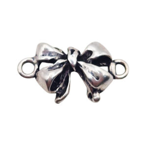 Distanziatori in Zama Fiocco Piccolo 10x14mm con Asole Orizzontali (DSZM44-O)