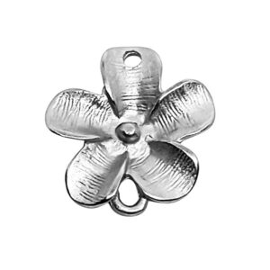 Distanziatori in Zama Fiore Silver 20mm (DSZM145-S)