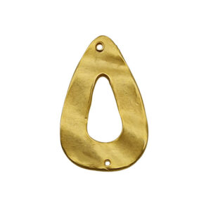 Distanziatori in Zama Tipo Goccia con Fori Laterali 20x30mm (DSZM248)