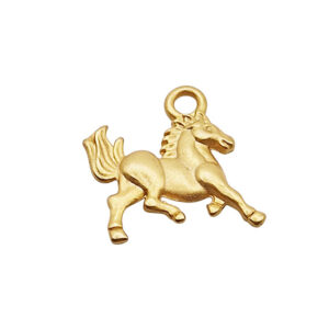 Ciondoli in Zama Cavallino Rampante 15x18mm (CNZM261)