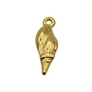 Ciondoli in Zama Conchiglia Lumaghino Galvanizzato 8x22mm (CNZM037)