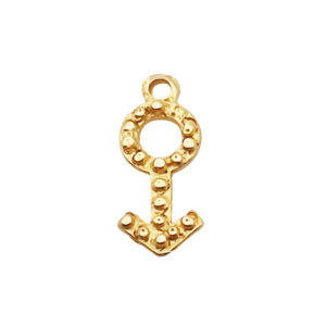 Ciondoli in Zama Simbolo di Mercurio 8x19mm (CNZM248)