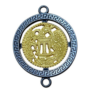 Distanziatori Moneta Mito Antica Moneta Magna Grecia Oro e Argento 55mm (DSZM176)