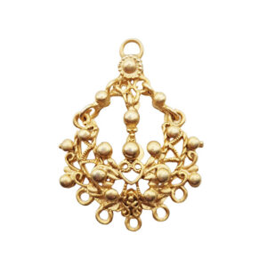 Distanziatori in Zama Chandelier Oro 30x36mm (CHZM115-O)