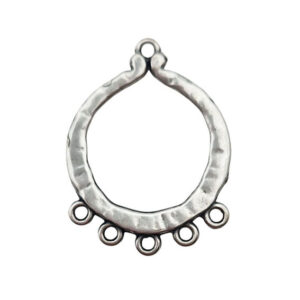 Distanziatori in Zama Chandelier Silver 25x25mm (CHZM136-S)