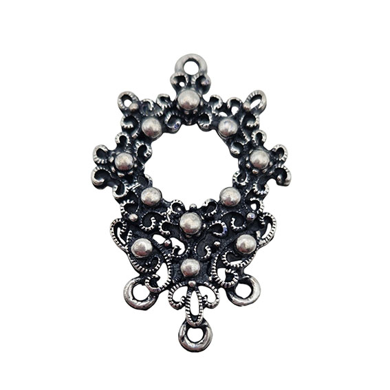 Distanziatori in Zama Chandelier Silver 30x40mm (DSZM123-S)